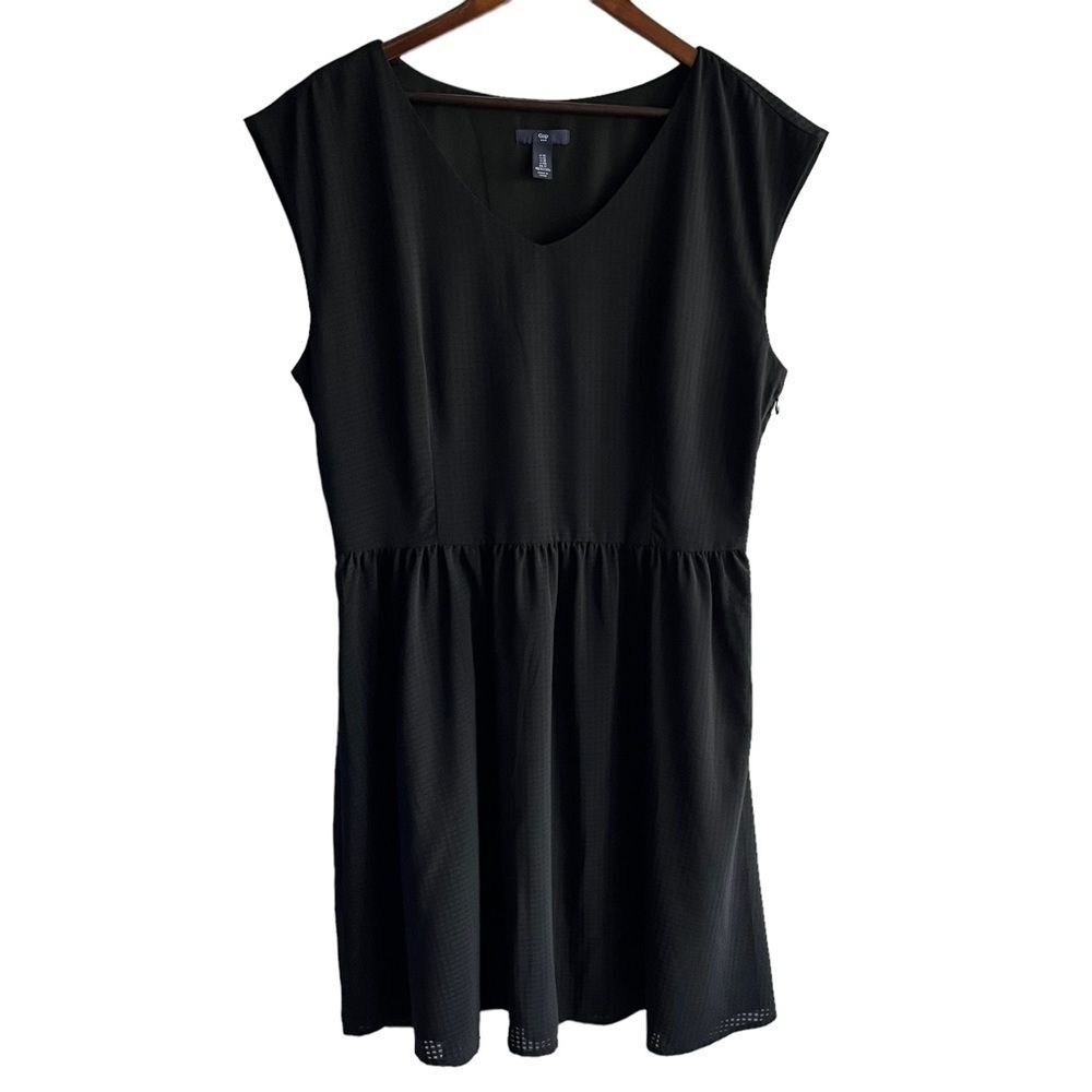 Gap Black Fit & Flare Dress